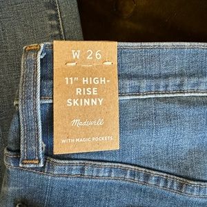 NWT Madewell skinny jeans